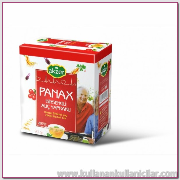 Akzer Panax Ginsengli Alıç Yapraklı Karışık Bitki Çayı Süzen